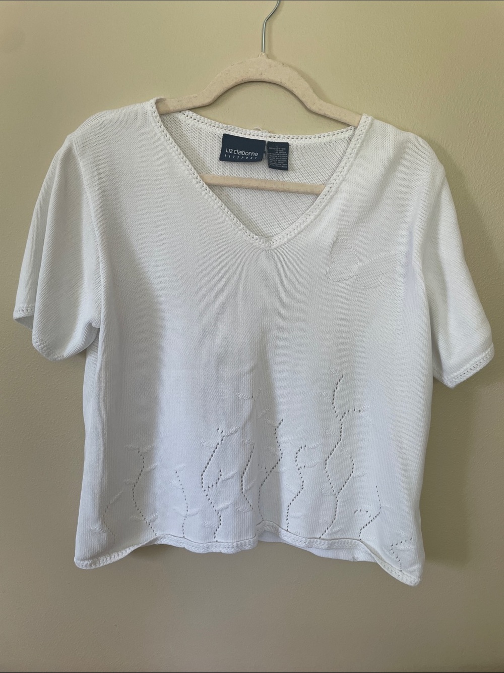 Vintage Butterfly Garden Knit Top